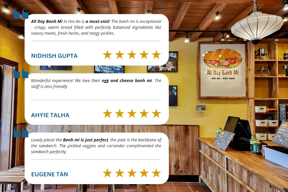 Not only tasty banh mi but also great service